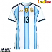 Argentina Cristian Romero #13 Replica Home Shirt Ladies World Cup 2026 Short Sleeve